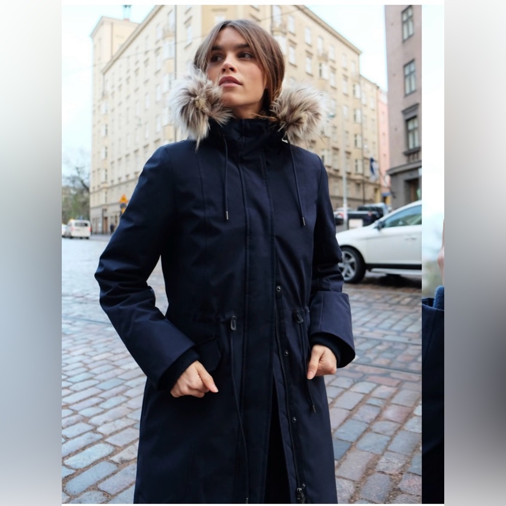 Aritzia Wilfred Northstar Parka (Sky Captain)